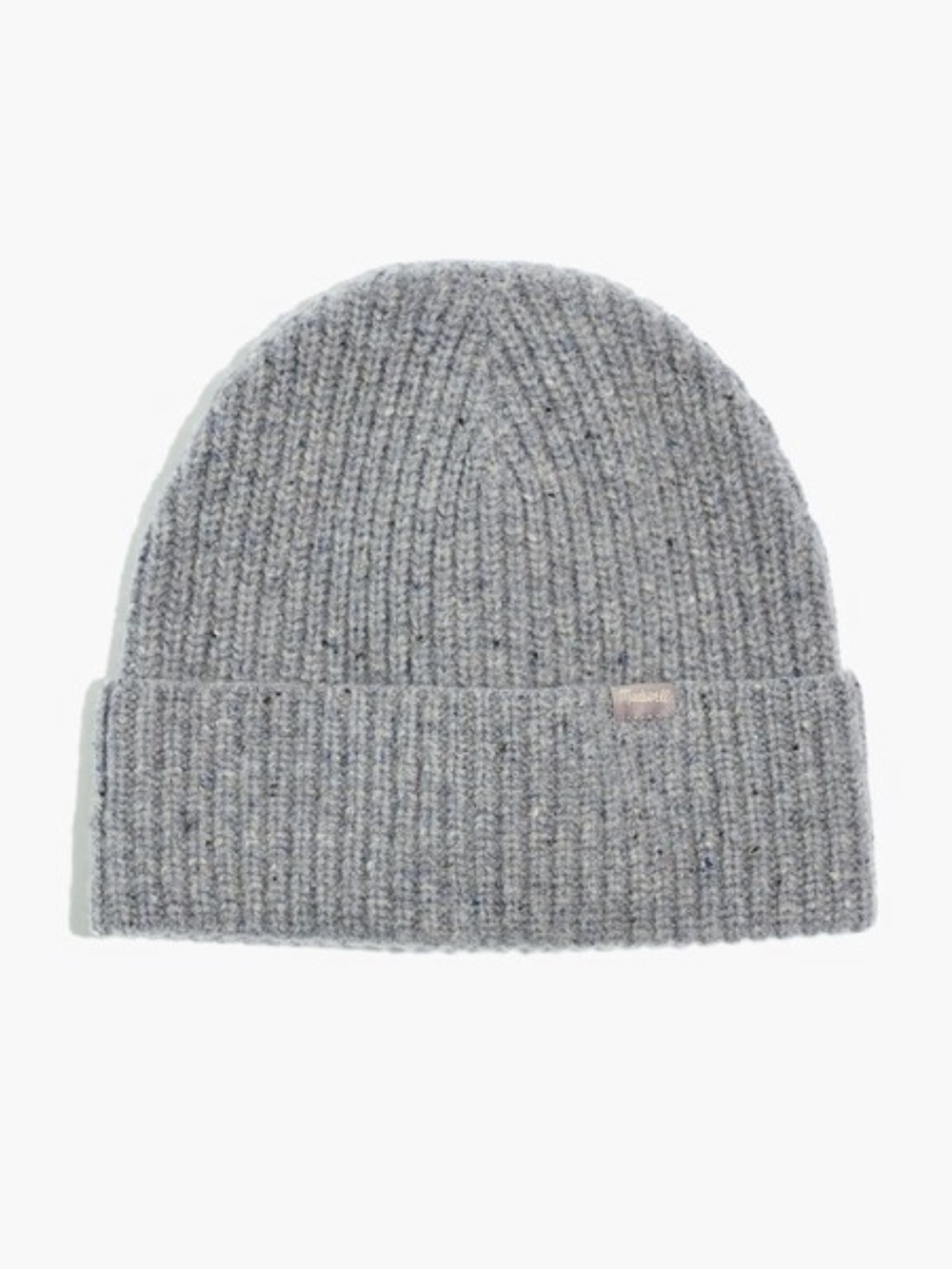Madewell Chunky Merino Wool Cuffed Beanie gray